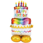 Balon foliowy AirLoonz Tort Urodzinowy