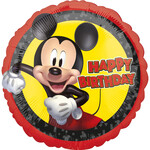 Balon foliowy okrągły Myszka Miki Happy Birthday 