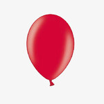Balony 35cm metalik czerwony 100szt.