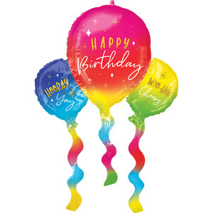 Balon foliowy Urodzinowe balony Happy Birthday