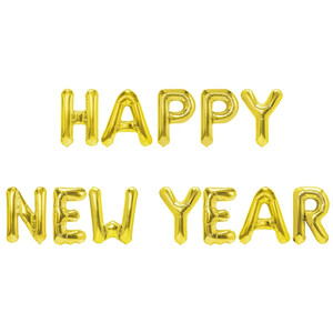 Balon foliowy napis Happy New Year