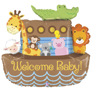 Balon foliowy Welcome Baby Arka Noego 94 cm