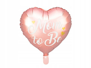Balon foliowy Mom to Be różowy 35 cm