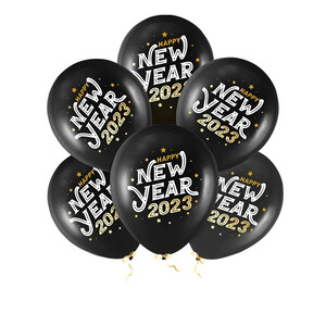 Balon gumowy Happy New Year 2023