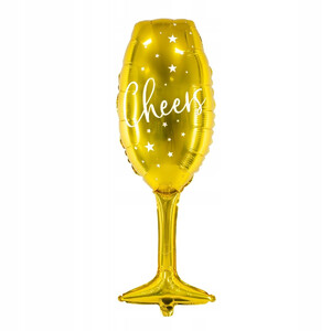 Balon foliowy kieliszek do szampana Cheers 80cm