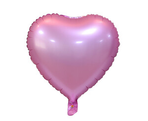 Balon foliowy serce różowe matowe 37cm