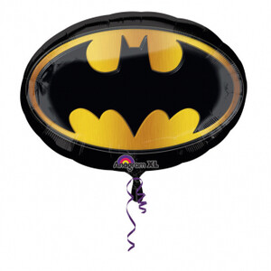 Balon foliowy znak Batman 68 cm x  48 cm