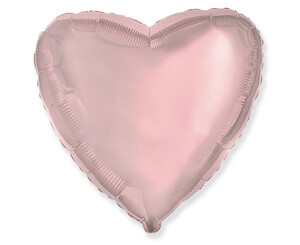 Balon foliowy 45 cm Serce różowozłote