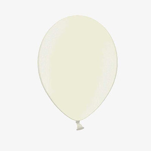 Balony 35cm metalik ecru 100szt