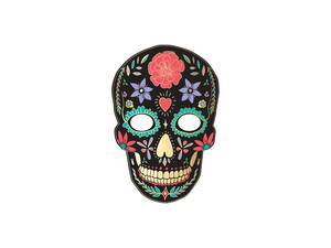 Maska Dia de Los Muertos czarna
