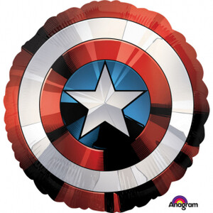Balon foliowy Marvel Avengers Tarcza Kapitan Ameryka 71 cm